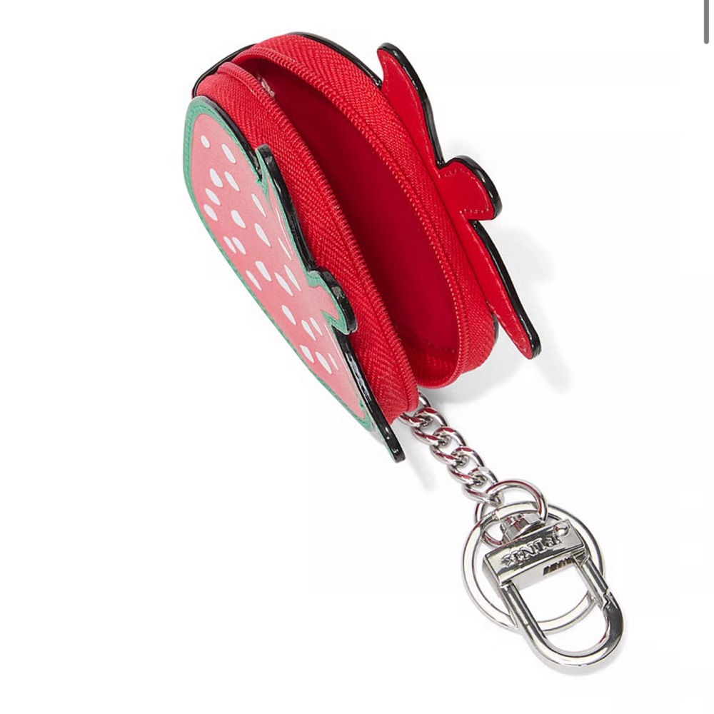 VS PINK- Strawberry Keychain Bag Charm - Picture 3 of 4